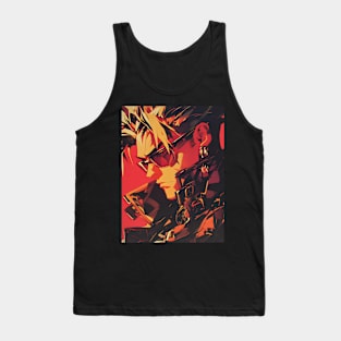 Legendary Gunslinger: Space Western Anime-Manga Adventure Tank Top